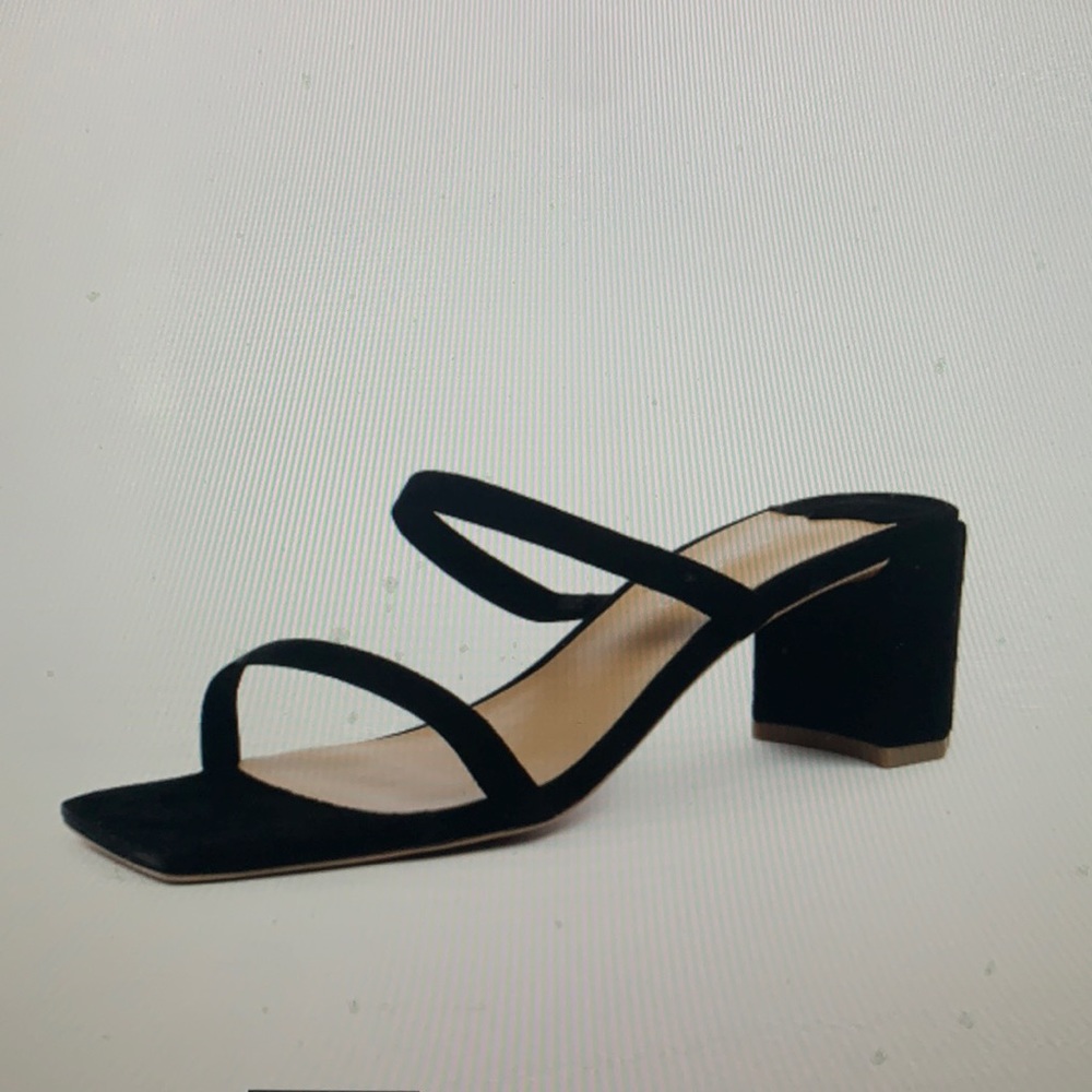 Tony Bianco Black Strappy Sandals